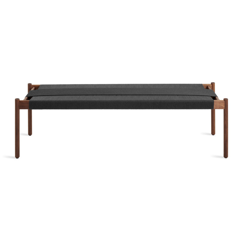 Invitation Bench, Walnut, 18" H x 48" W x 18" D