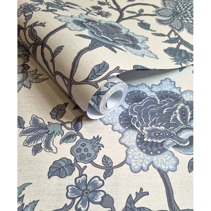 Rouleau de fleurs en latex, Bleu