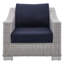 Fauteuil d'extérieur en rotin Conway-821940994