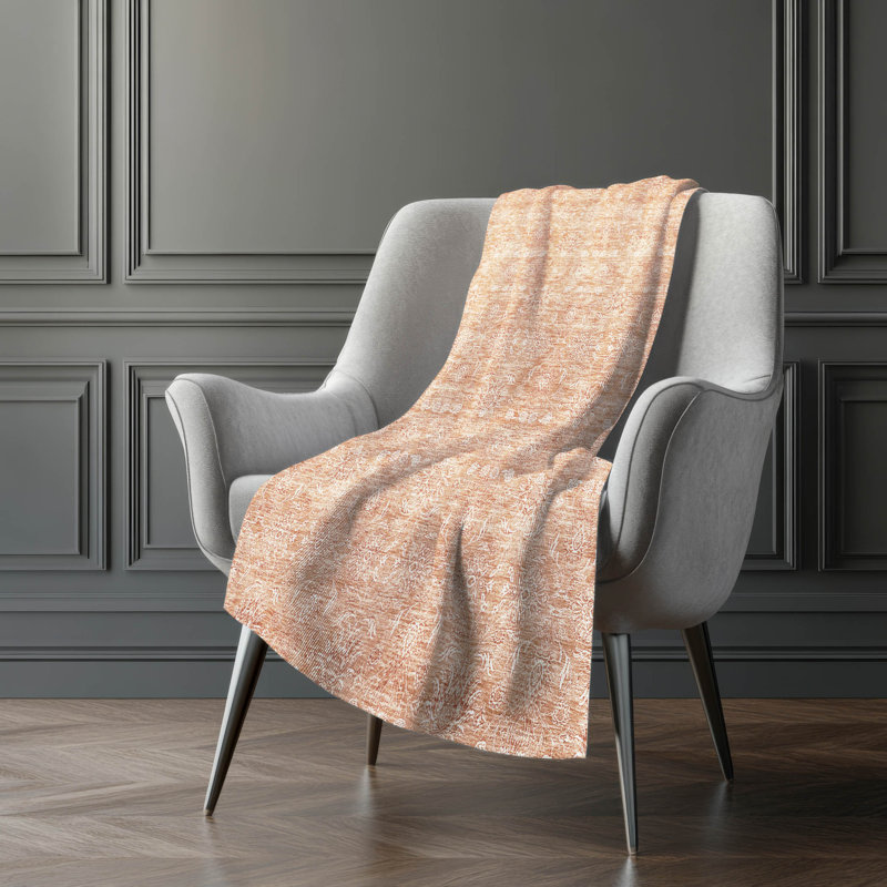 Jeté floral Sherpa ASB724 Addison, Coral Floral 1