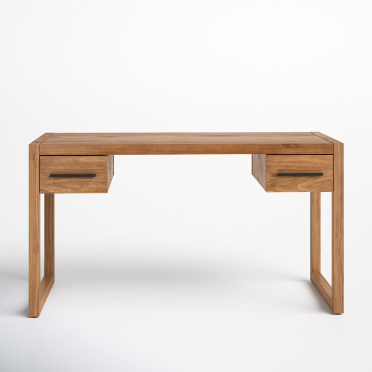 Wood And Metal Desk With Shelves Natural - Room Essentials™ : Target