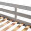 Lit superposé en L pour lit double et simple avec glissière et échelle courte, gris-836238606