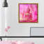 Bouddha rose - impression sur toile tendue-66812717-66812720