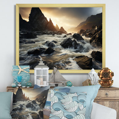 " Rocky Beach Rocky Seascapes I "