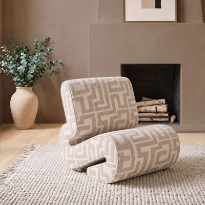 Fauteuil d'appoint géométrique Eimer