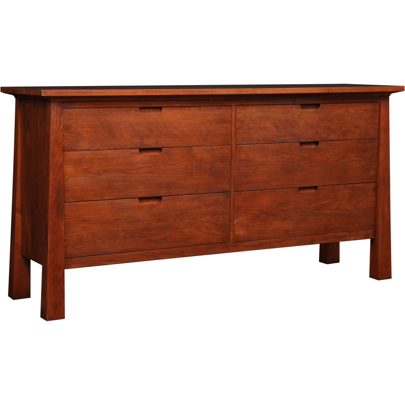 Park Slope 6 - Drawer Solid Wood Dresser, Madison