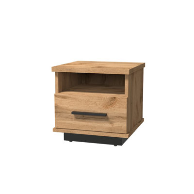 Siarra 37cm W Manufactured Wood Bedside Table