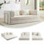 2 Seater Chenille Sofa Bed-1172833303