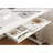 Neeli 47 Inch Home Office Wireless Charging Glass Standing Desk With Usb And Type-C-770256984
