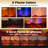 26” WiFi Infrared Quartz Electric Fireplace Insert Logs Heater with APP Control