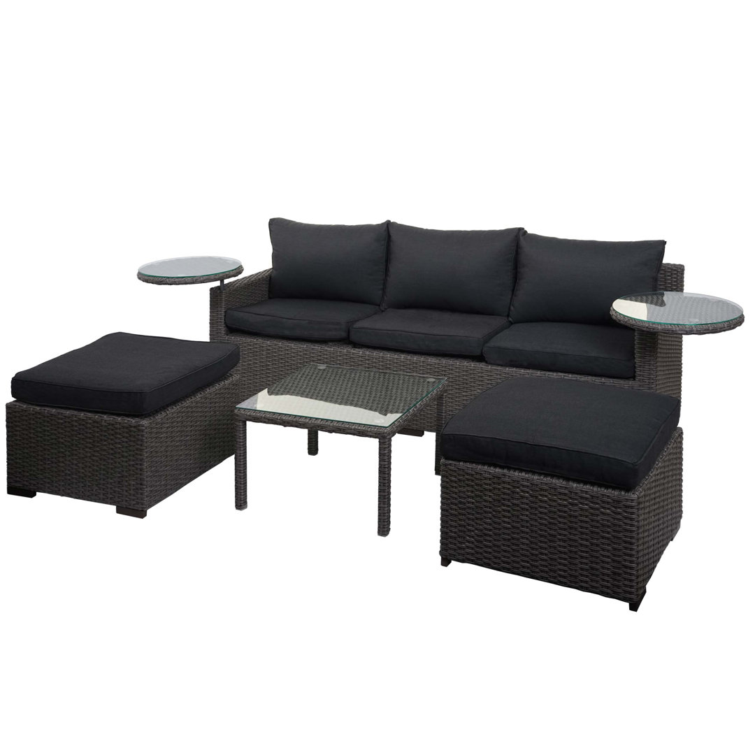 3-Sitzer Lounge-Set Dhian mit Polster