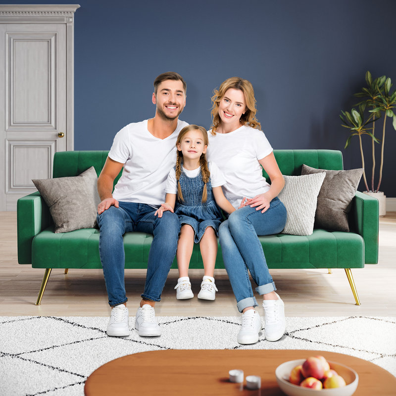 Kena 5 Seater Sleeper, Green Fireproof Sponge