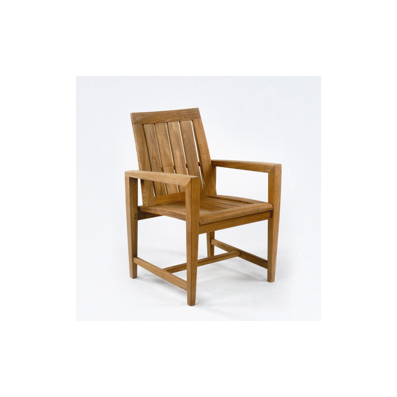 Amalfi Outdoor Teak Dining Armchair, Ash