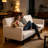 Marjoleine 77"" Upholstered Convertible Sofa