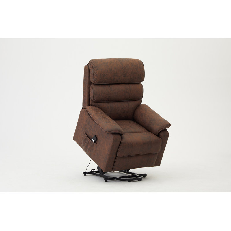 Leonido 82cm Wide Lift Assist Standard Recliner, Brown