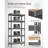 5-Tier Storage Shelves, Load, Garage Storage, Boltless Assembly, Adjustable Shelving Unit, For Study Shed Basement,  UGLR300G01-1468310637