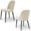 Chaise rembourrée avec pieds en métal-691028696