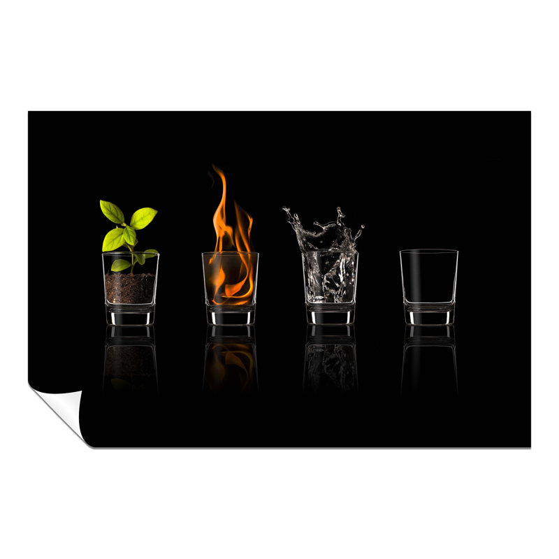 Elements - Wrapped Canvas Print, 51 cm H x 76 cm W, Paper