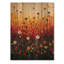 Red Sunset Wildflowers Glory I - impression sur bois de fleurs sauvages - sur bois de pin naturel-194716917