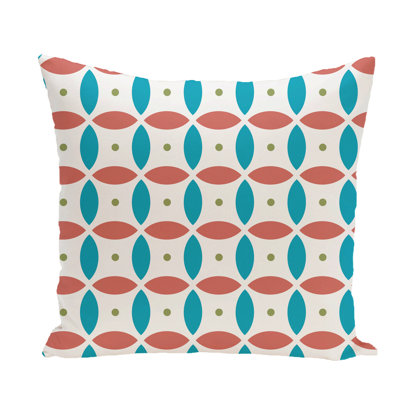 Geometric Reversible Throw Pillow