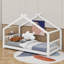Lit simple en bois-1116913356