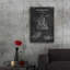 «Ski bottes Blueprint Vernis Chalkboard», art mural en verre acrylique-1252542237