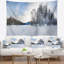 Photographie hiver champ paysage tapisserie-28482860