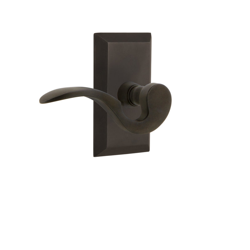 Studio Studio Passage (couloir et garde-robe) avec levier de manoir, Droite, 2-3/8 po, Bronze frotté à l'huile