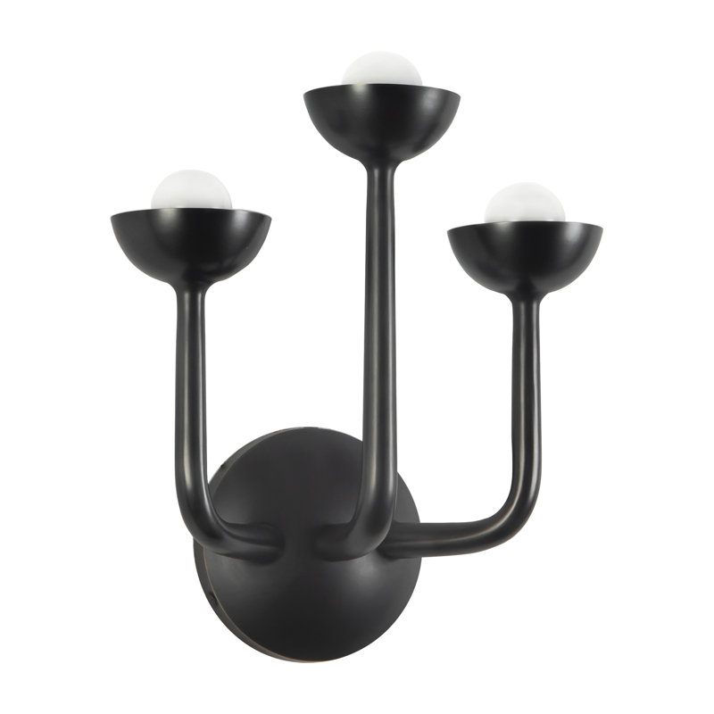 Spade 11-in White dimmable LED Bathroom Vanity Light, Oil Rubbed Bronze