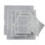 Ensemble de serviettes 8 pièces absorbant 100% coton 800 g / m² 800 g / m²-20238605