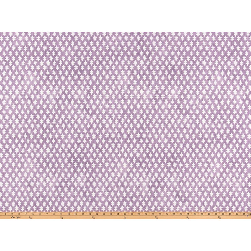 Housse de coussin en coton lavande, Square 17"