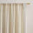 Emily Leaves Embroidered Window Curtain Panels Neutral Pair 52x84