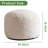 Round Corduroy Pouf Ottoman