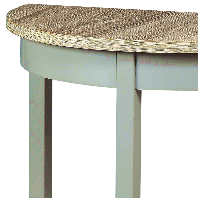 Natural Oak & Gray Finish Console Table, Oak, Gray