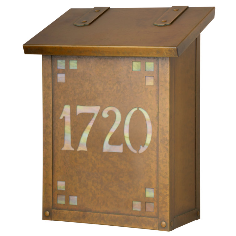 America's Finest Lighting Company Pasadena Wall Mounted Mailbox | Wayfair