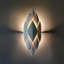 Xavier Clarisse Embossed Leather Wall Sconce-2000513659