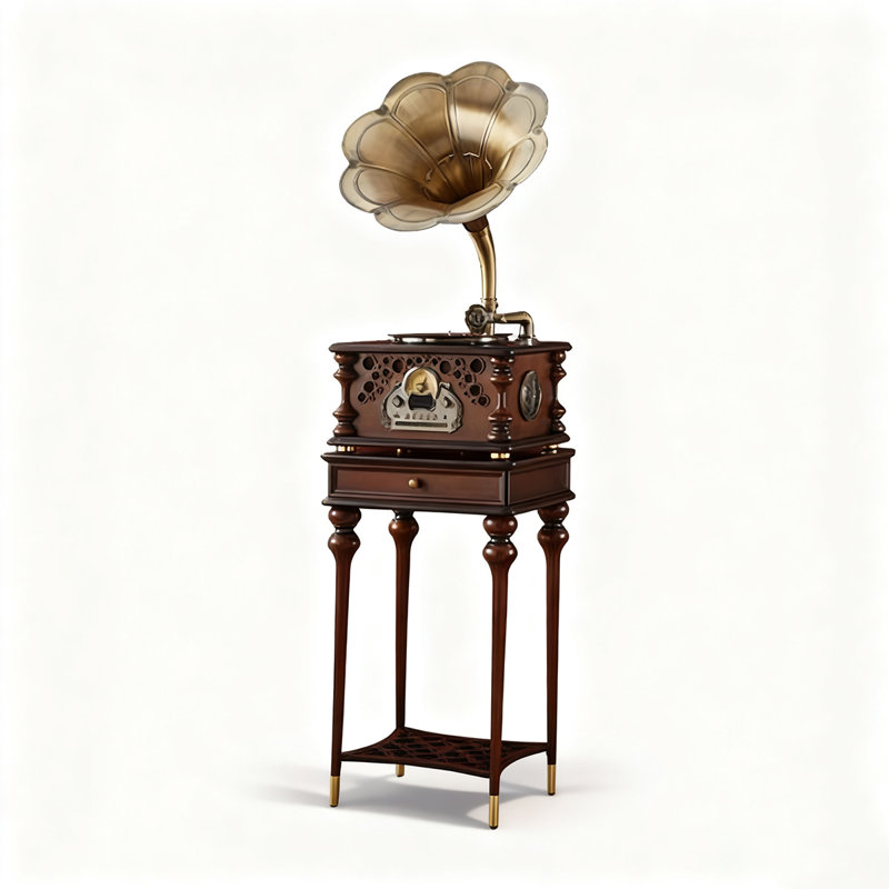 French Vintage Gramophone: tourne-disque vinyle haut de gamme