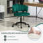 Berdeja Velvet Office Chair-1013813856