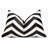 Patchwork and Chevron Feather Outdoor Throw Pillow