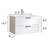 Wall Mounted Bathroom Vanity with Ceramic Sink