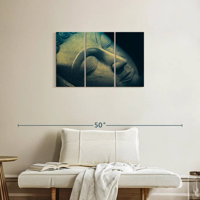 Adella Detailed Sleeping Buddha, 20" H x 33" W