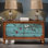 Hand-Painted Rustic 6-Drawer Accent Chest