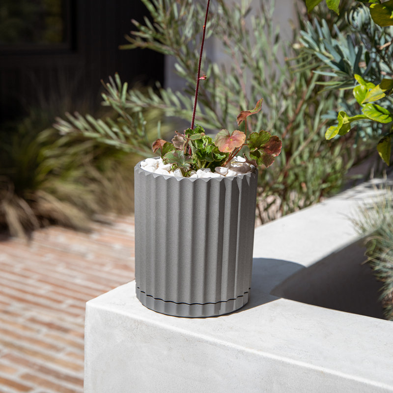 Veradek Demi Series 6" Planter, Gray, 2
