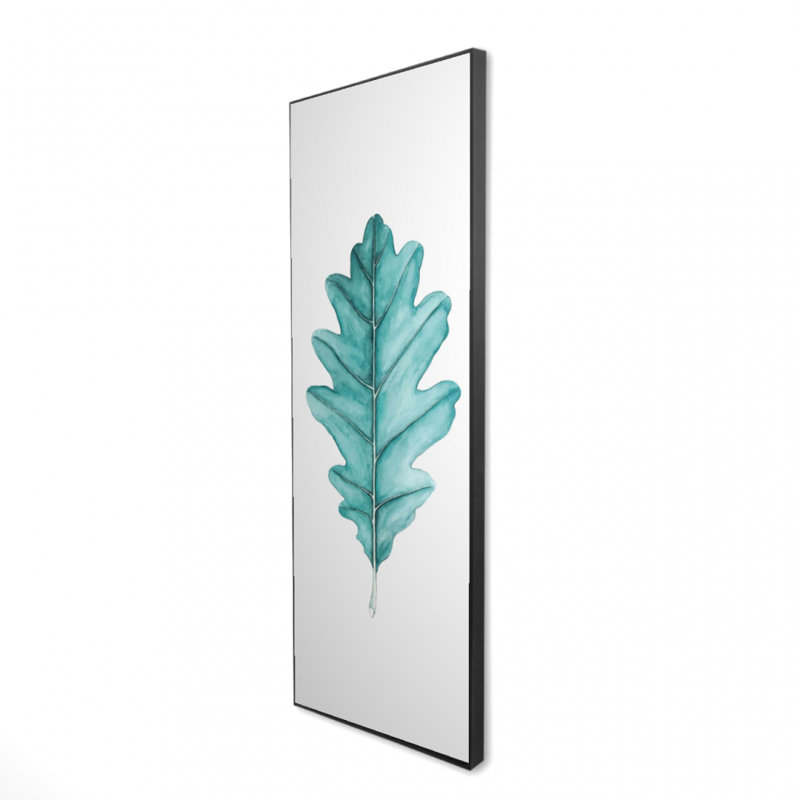 Oak Leaf - Green Floral Botanical Framed Canvas Home Decor