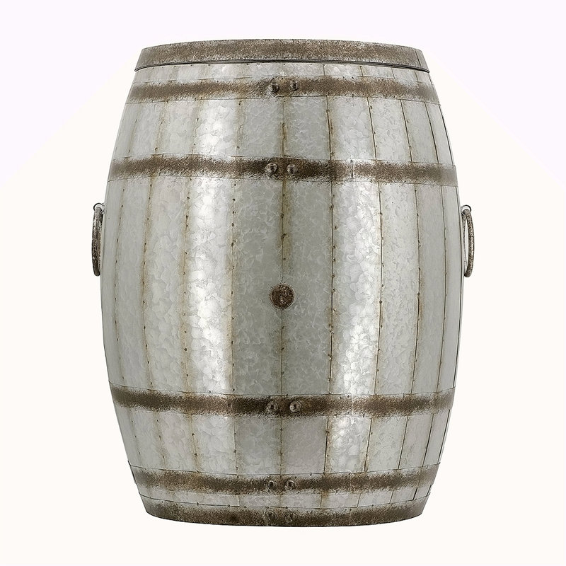 22.5X22.5X26" Drum Side Table