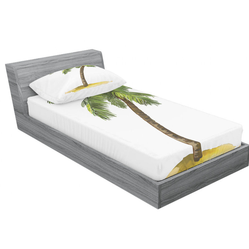 Microfiber Sheet Set, Twin Sheet Set with Fitted Sheet