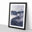 Waxing Moon over the Forest - Picture Frame Painting Print-56854945-56854937