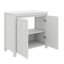 Meuble-lavabo 36 po, meuble-lavabo de ferme avec lavabo en céramique, ensemble de rangement pour salle de bain-580463029