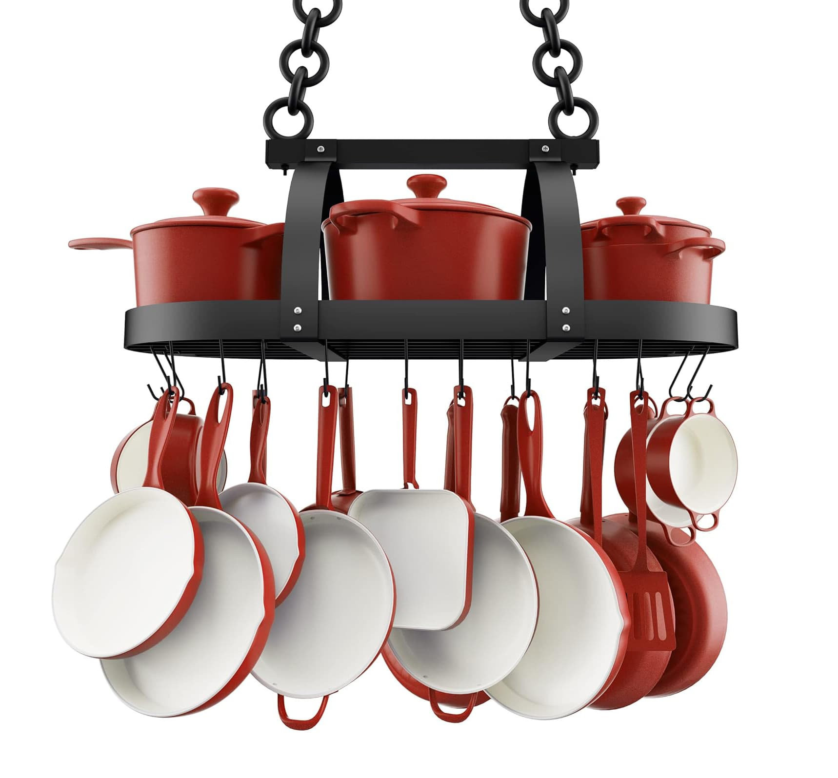 Baumatic Pot Rack Prep & Savour Oval Wall Mounted Pot Rack | Wayfair