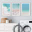 «Nautical Beach Clear Ocean Waves Coastal», reproduction d'art sur toile encadrée-119018351-85484197